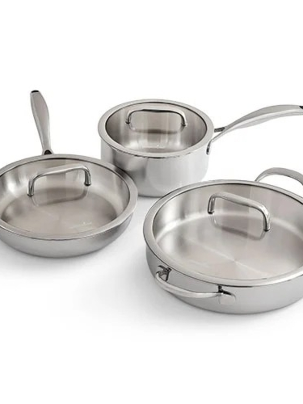 PAMPERED CHEF 6pc Stainless Steel Cookware SET-NEW